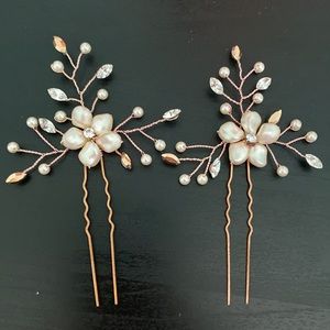 Bridal Hair Pins - Erica Hair Pins by Joanna Bisley
